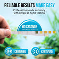 Aquarium Test Strips 11 in 1 | 150 Strips (100 x 10-in-1 + 50 Ammonia) | Tests pH, Ammonia, Nitrate, Nitrite & More | Fr