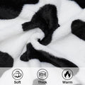 XPUDAC Cow Dog Sweater, Dog Winter Clothes for Small Medium Dogs Girl Boy Fleece Pet Pajamas for Winter Christmas, Mediu