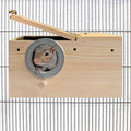 Sturdy Nest Box (M) - Cage Attachment, Hinged Lid, Perching Ledge - for Sugar Glider, Squirrel, Rat, Finch, Parakeet, Lo