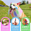 12 Pack Dog Hair Color Dye Temporary Non-toxic Vibrant Colors Washable Pet Safe Paint for Dog Cat Animals