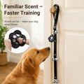 Bifeaw Adjustable Leather Dog Door Bell for Housebreaking (Black)