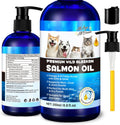 Salmon Oil for Dogs and Cats 8.8fl.oz, Omega 3 EPA DHA Joint&Immune Health, Salmon Oil for Dogs Skin and Coat Support(Ca