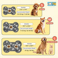 Dog Food Mat, 0.15” Thickened Super Absorbent Pet Feeding Mat for Food and Water, Fruit Donut Pattern Cat Placemat, Quic