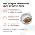 Cat Mate C300 Automatic Digital Pet Feeder for Dogs and Cats BPA and BHT Free with Ice Pack