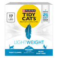 Purina Tidy Cats LightWeight Instant Action, Odor control, Multi-Cat, Clumping, 99.9 Percent Dust Free Cat Litter - 17 lb. Box
