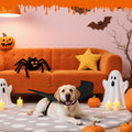 Dog Halloween Costumes for Large Dogs, Dog Bat Wings with Pumpkin Bell Pet Halloween Cosplay Party Dress Up