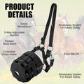 Durable Ventilated Grazing Muzzle with Attached Breakaway Halter - Lightweight Horse Muzzle, Supports Natural Grazing, R