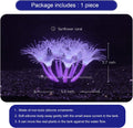 Glow-in-the-Dark Silicone Aquarium Flower (Purple, Sunflower)