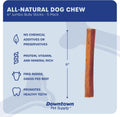 Downtown Pet Supply Jumbo Bully Sticks for Dogs - Natural Beef Chews, Low-Odor & Rawhide-Free, Long Lasting Dog Treats f