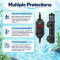 AquaMiracle Aquarium Heater Dry-Run Auto Power-Off & Overheat Protection