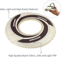 SKIPDAWG Dog Flying Disc Tug Toy, Glow Dog Fetch Toy for Outdoor Play