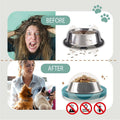SoulThink® Ant Proof Cat Dog Bowl Tray - New Innovation Anti Ant Pet Food Dish Indoor No Chemical No Water Needed Different from Traditional Trap (Turquoise Gre