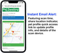 Pet Dwelling Easy Scan QR Code Pet ID Tag for Dogs & Cats