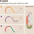 Potaroma Cat Toys Chew Ropes 3Pcs with Refillable Natural Catnip, Safe Teeth Cleaning Toy for Indoor Kittens, Interactive Cat Nip Kitty Toys for All Breeds 19.5 Inches