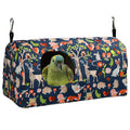 ShuRung Parrot Cockatiel Warm House Bird Nest Bed Winter Hanging Hammock Birds Sleeping Bed Parrot Hideway Bed Polyester Fabric for Parrot Parakeet Cockatiels Budgies Lovebird African Grey (L)