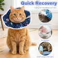 Cat Cone Collar Soft, Adjustable Cat Donut Collar for Cats to Stop Licking