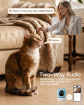 ALIOBC Pet Camera with Phone App Laser Toy 2K Cat Camera no Subscription