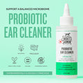 SKOUT'S HONOR Probiotic Dog Ear Cleaner Solution with Aloe Vera - Alcohol-Free, Fragrance-Free, Non-Medicated Ear Wash for Dogs - Microbiome Friendly Certified, 4 oz.,