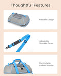 Expandable Cat Dog Carrier: NOBLE DUCK Soft-Sided Pet Carrier Airline Approved Large Small Medium Collapsible Portable T