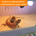 BNOSDM Reptile Sand,2.2lb Bearded Dragons Sands Substrate Bedding,Lizard Yellow Desert Blend Sands for Snakes Geckos Tor