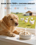 Kasrech Freeze Dried Chicken Treats for Cats & Dogs, 17.64 oz(1.1LB), High Protein Single Ingredient Cat & Dog Treats, Grain Free Raw Pet Snacks, Training Treats & Food Topper, No Additives