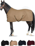 HORZE Kiel Horse Blankets for Real Horses, Fleece Horse Cooler Sheet