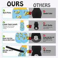 SCENEREAL Anti Slip Dog Socks to Prevent Licking Paws for Hardwood Floors