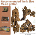 PINVNBY Natural Driftwood for Aquarium 6-11'Reptile Wood Aquarium Wood