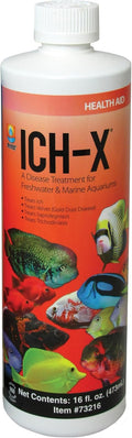 Aquarium Solutions® Liquid Ich-X® Formula, White Spot Disease Treatment for Aquarium Fish, 16 fl. oz (473 mL)