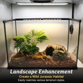 Reptile Hide Skull Animal Skeletons Decorations, Aquarium Hideaway Cave Fish Tank Decorations for Amphibians, Betta Fish