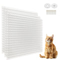 Mardili 12 Pack Scat Mat for Cats with Spikes, Cat Repellent Mat Deterrent Indoor, Training Pads Keep Dogs and Cats Off Couch, Bed, 16 x 13 Inch Garden Scat Mats Outdoor