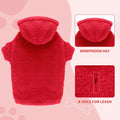 Fuzzy Dog Sweaters for Large Dogs Pet Hoodie Clothes Warm Soft Pet Coats Hooded Sweatshirt Dog Sweaters for Extra Large 