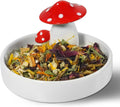 Niteangel Hamster Feeding & Food Bowls: Mushroom Ceramics & Chew-Resistant