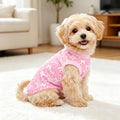 Dog Shirt for Small Medium Dogs Lightweight Dog Tshirt for Summer Dog Shirts Sleeveless Pink Bow Soft Stretch for Daily 