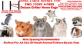 X-Large 31"x18.5"x53.5"H Deluxe Double Unit Small Animal Critter Cage