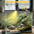 Turtle Basking Light (Cycle Timer), Tortoise Lamp UVA UVB Heat Bulbs -2 Pack 50W, 360°Rotatable Turtle UVA/UVB Basking H