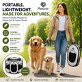 Portable Dog or Cat Playpen - Lightweight Durable Playpen for Pets - Easy Clean Up Foldable Pet Playpens with Waterproof Bottom & Self-Locking Zipper Door - Indoor/Outdoor Collapsible Crate for Pets