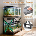 fishkeeper Heavy Duty 50 Gal Aquarium Stand with Charging Station, 720LBS
