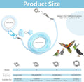 Parrot Flying Leash, Elastic Bird Harness with Foot Rings