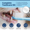 ulroyda Cat Dental Care Kit – Tuna Flavor Toothpaste 1.06 oz with Toothbrush & Finger Brush | Gentle Formula, Fresh Breath & Plaque Control