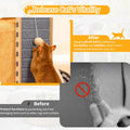 Nxwjoy Cat Scratch Pad Felt Cat Scratcher for Indoor Cats Scratching Board Scratchers for Large Cat Scratch Furniture Protector with Ball Kitten Toys L Shape 26.8 Inch Grey