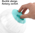 Hamster Exercise Ball, 5.7 Inch Transparent Running Wheel,Blue