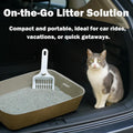 JINVOGREEN 8 Pack Disposable Litter Boxes for Kitty Cats