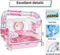 Hamster Cages, A Wire Rat Cage with a Large Space for Dwarf Hamsters, Guinea Pig, Gerbils, Mouse or Other Small Animal C