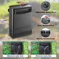 Turtle Tank Filter Aquarium Filter Power Adjustable 20-75 Gal. 290GPH Large