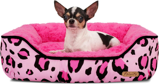 Rectangle Washable Dog Bed for Large, Medium & Small Dogs – Soft Calming Puppy Beds, Durable Warm Pet Sofa with Non-Slip