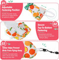 6 Pcs Bird Diaper, Reusable Chicken Diapers, Parrot Diaper Flight Suit with Waterproof Inner - Cute Pet Bird Diapers for