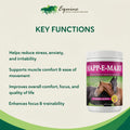 Equine Calming Supplement for Mares, Supports Balanced Behavior, Mood & Muscle Function, Herbal Powder with Vitamin E & 