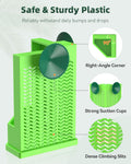 Pawfly Bearded Dragon Feeder - Escape-Proof Corner Reptile Food Box, Wall-Mounted with Suction Cups for Insects - Bug Bo