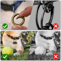 Whimsii Bells for Dog Collars with Easy Clip Clasps, Suitable for Medium to Large Dogs, Extra Loud Pet Tracker, Durable Collar Charms(Bronze & Black, 2 Pack)